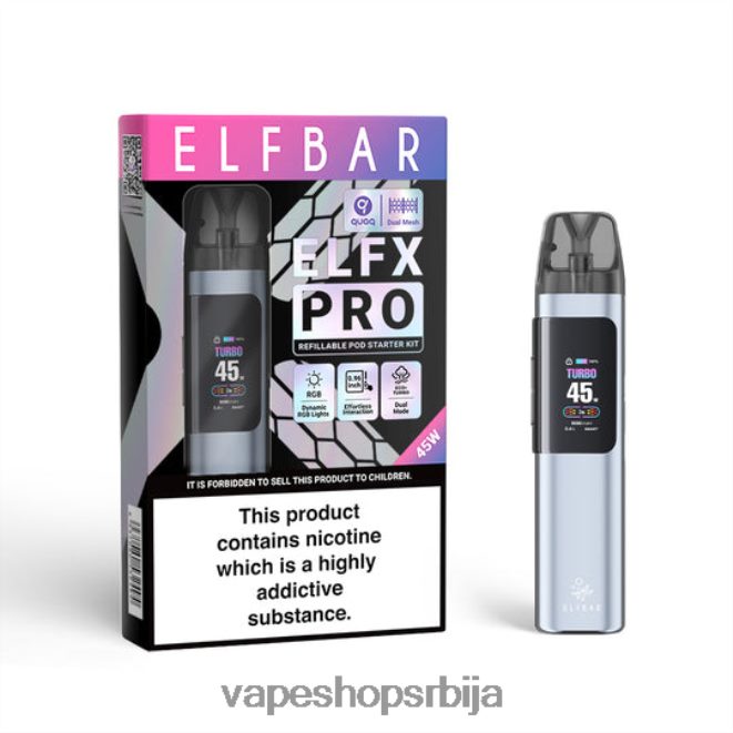 ELFBAR ELFX Pro Отворите под уређају црн 288D285 Vape Pen