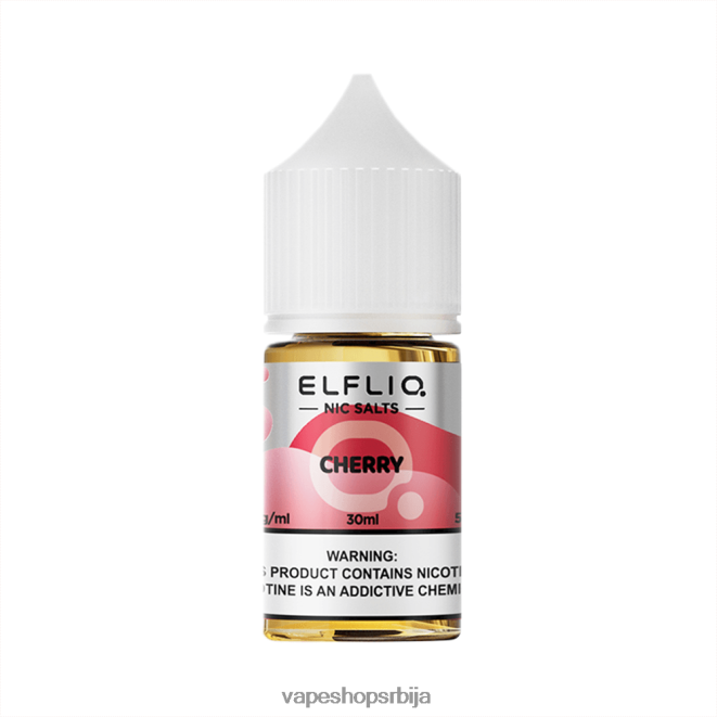 ELFBAR ELFLIQ ниц сол 30мл трешња 288D2813 Vape Bez Nikotina
