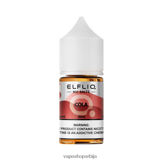 ELFBAR ELFLIQ ниц сол 30мл кола 288D2815 Vape Pen