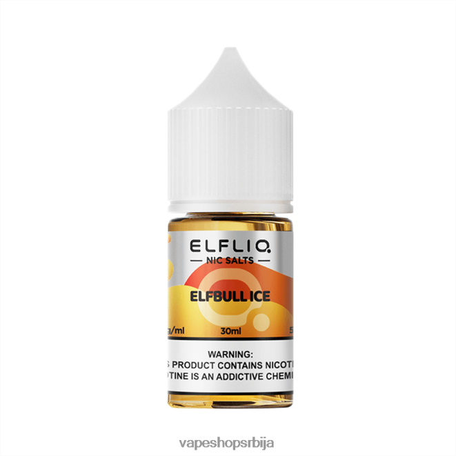 ELFBAR ELFLIQ ниц сол 30мл Елфбулл Ице 288D2818 Vape Bez Nikotina