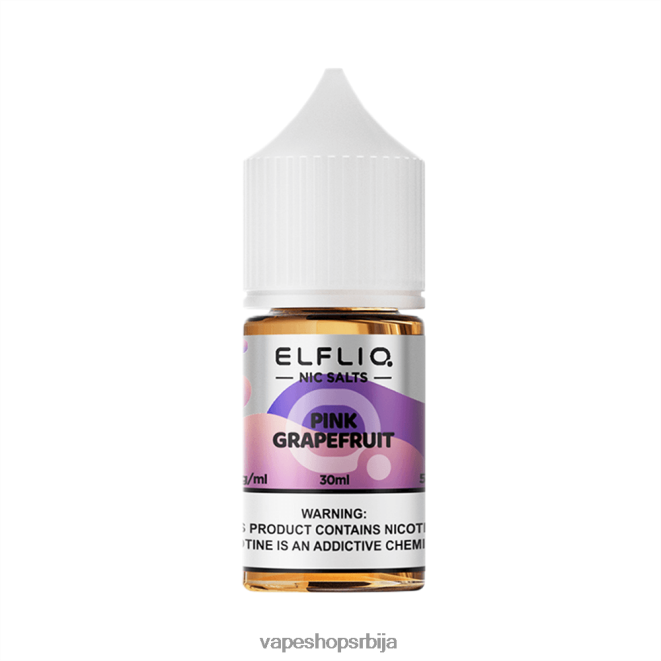 ELFBAR ELFLIQ ниц сол 30мл ружичасти грејпфрут 288D2824 Vape Shop Beograd
