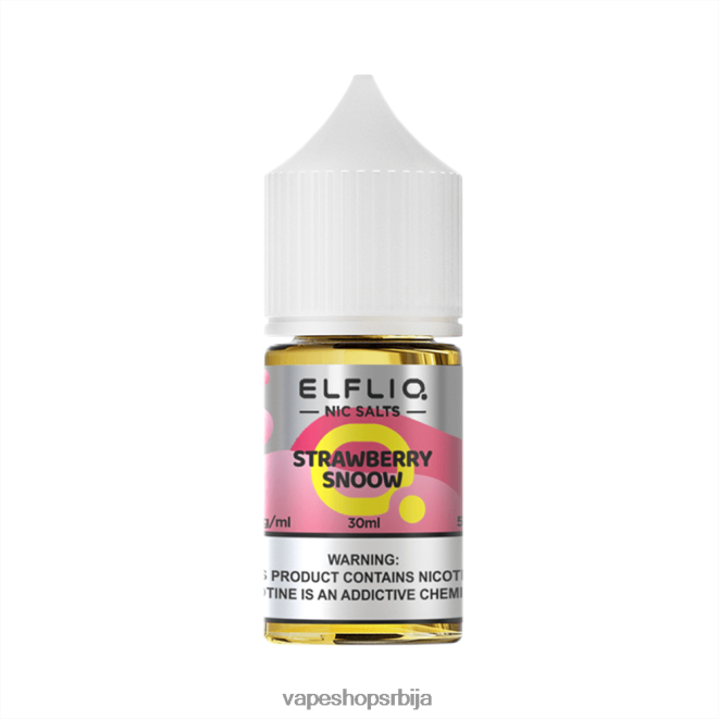 ELFBAR ELFLIQ ниц сол 30мл јагода 288D2833 Vape Bez Nikotina