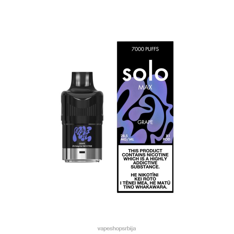 Solo MAX под грожђе 8L28J78 - Vape Bez Nikotina