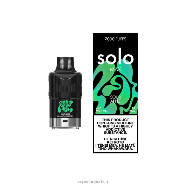 Solo MAX под кисела јабука 8L28J80 - Vape Pen