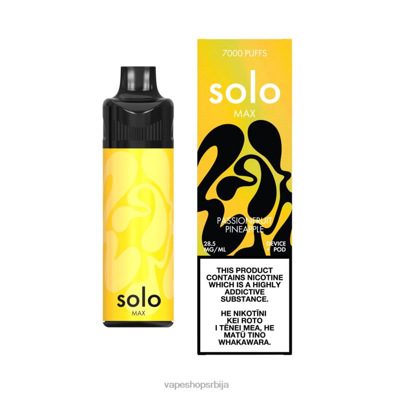 Solo MAX под кит маракује ананас 8L28J69 - Vape Shop Beograd