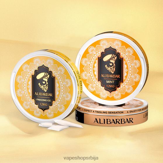 Alibarbar никотинске кесице трешња нар 04XTR82 - Salt Vape Srbija