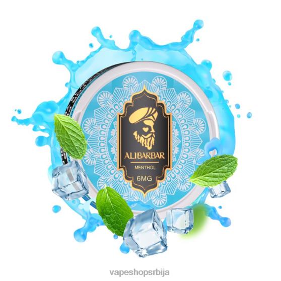 Alibarbar никотинске кесице ментол 04XTR88 - Vape Bez Nikotina