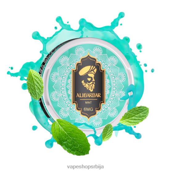 Alibarbar никотинске кесице мента 04XTR89 - Vape Shop Beograd
