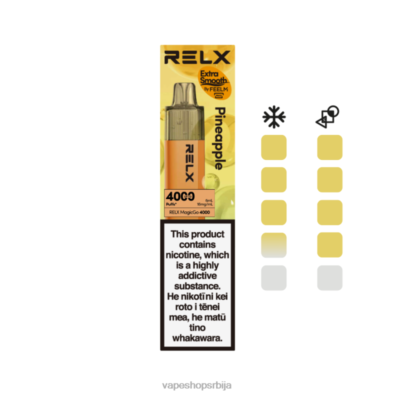 RELX MagicGo 4000 вапе за једнократну употребу ананас 68LZN1 Vape Srbija