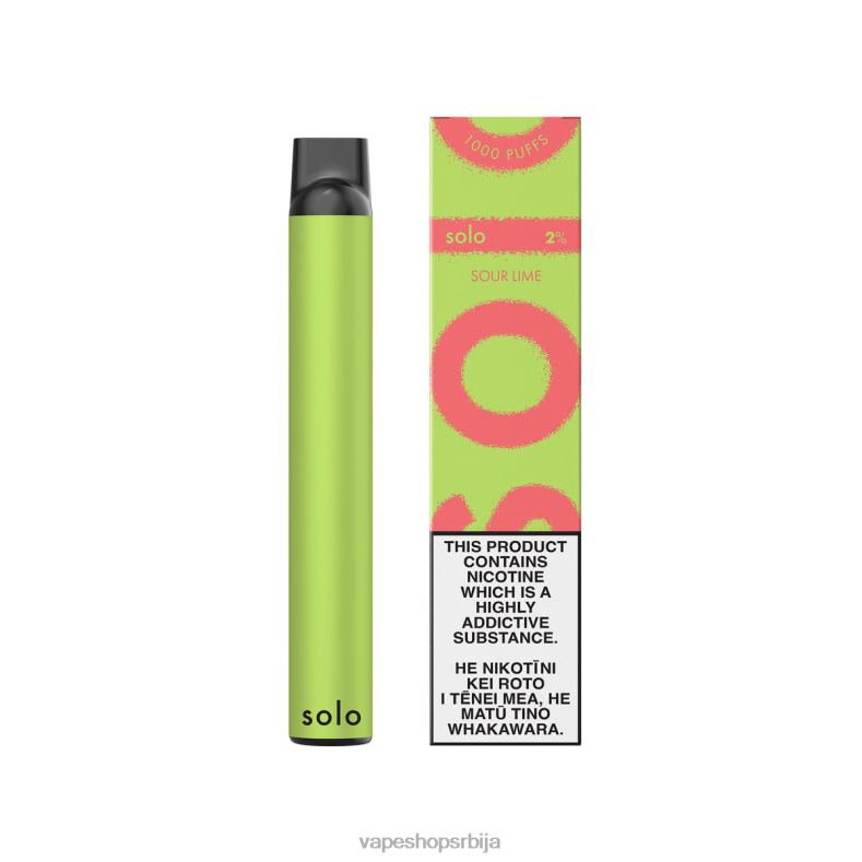 Solo вапе за једнократну употребу кисели креч 8L28J18 - Vape Bez Nikotina