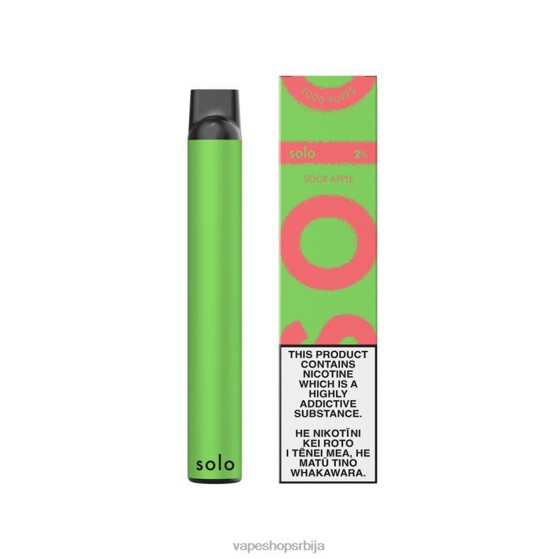 Solo вапе за једнократну употребу кисела јабука 8L28J5 - Vape Pen