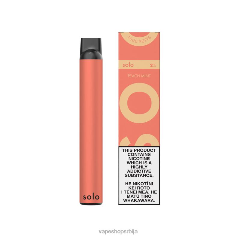 Solo вапе за једнократну употребу мента брескве 8L28J6 - Vape Srbija