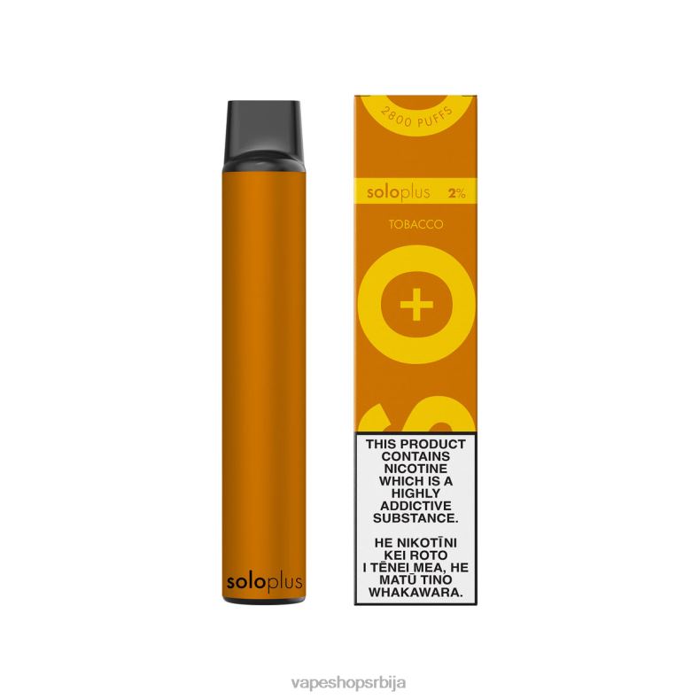 Solo Plus вапе за једнократну употребу дуван 8L28J24 - Vape Shop Beograd