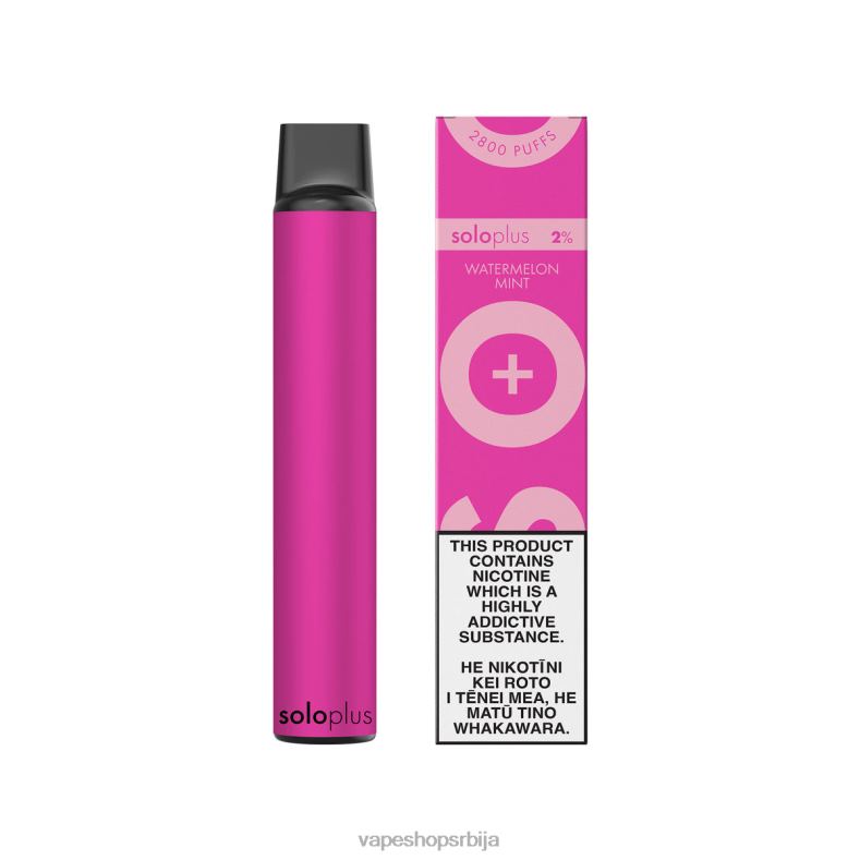 Solo Plus вапе за једнократну употребу мента лубеница 8L28J28 - Vape Bez Nikotina