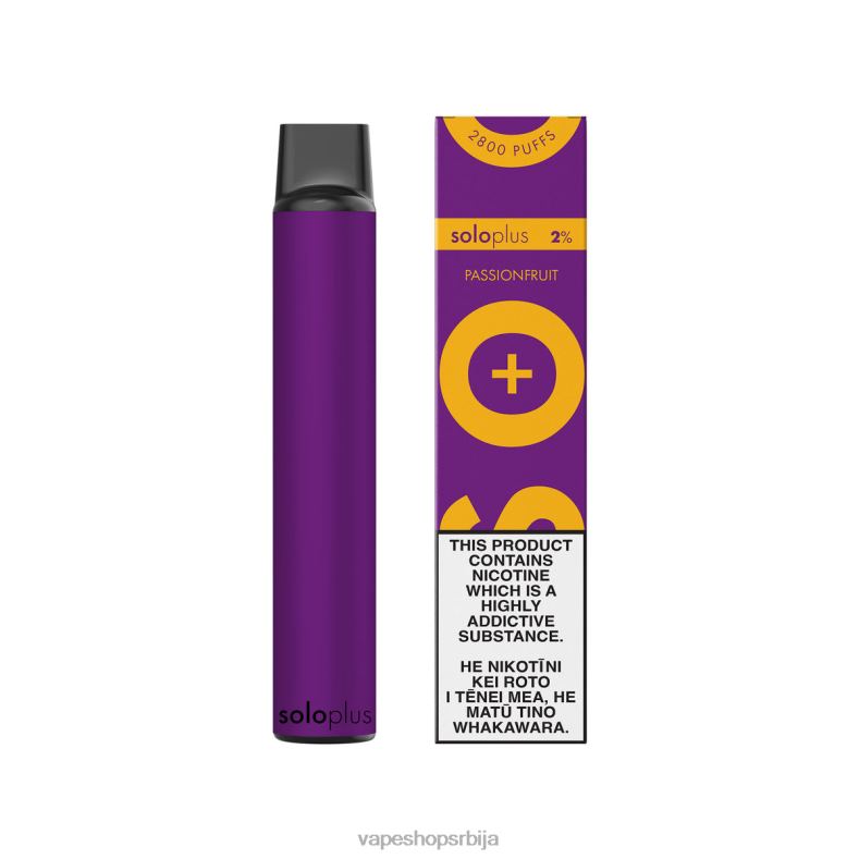 Solo Plus вапе за једнократну употребу маракуја 8L28J29 - Vape Shop Beograd