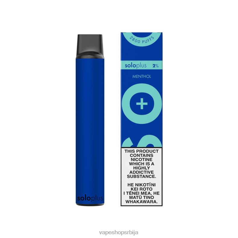 Solo Plus вапе за једнократну употребу ментол 8L28J32 - Salt Vape Srbija