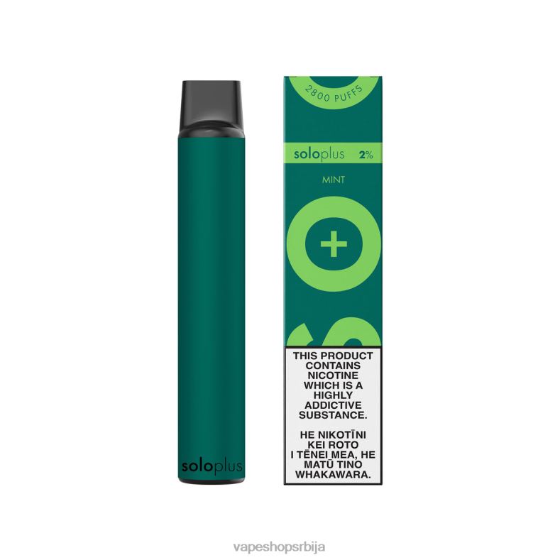 Solo Plus вапе за једнократну употребу мента 8L28J33 - Vape Bez Nikotina