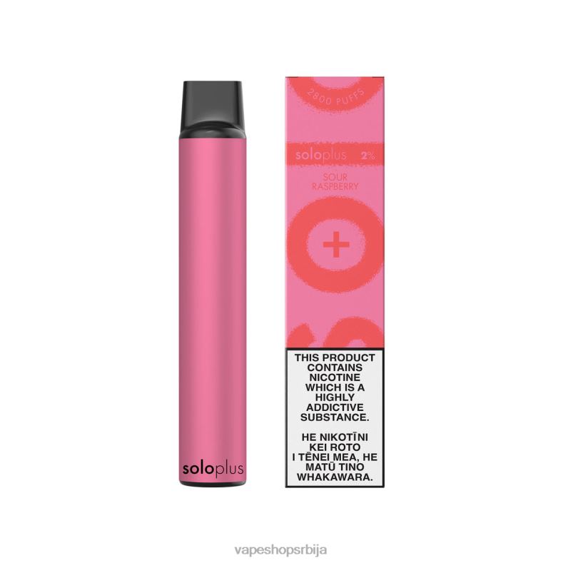 Solo Plus вапе за једнократну употребу кисела малина 8L28J35 - Vape Pen