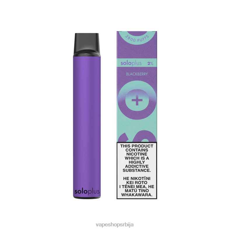 Solo Plus колекција парадајз вапе за једнократну употребу купина 8L28J38 - Vape Bez Nikotina