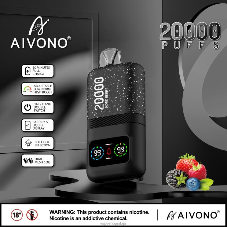 Aivono AIM magic 20000 мешана бобица 008DX78 - Vape Bez Nikotina