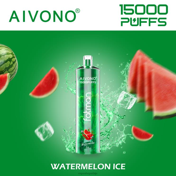 Aivono FATMAN 15000 лед од лубенице 008DX12 - Salt Vape Srbija