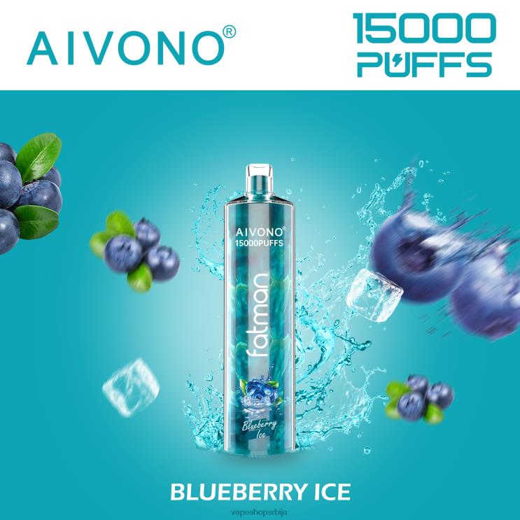 Aivono FATMAN 15000 лед од боровнице 008DX14 - Vape Shop Beograd