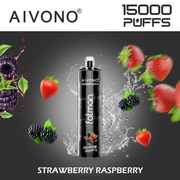 Aivono FATMAN 15000 јагода малина 008DX15 - Vape Pen