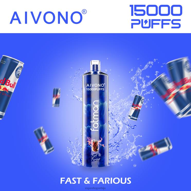 Aivono FATMAN 15000 брзи и жестоки 008DX18 - Vape Bez Nikotina