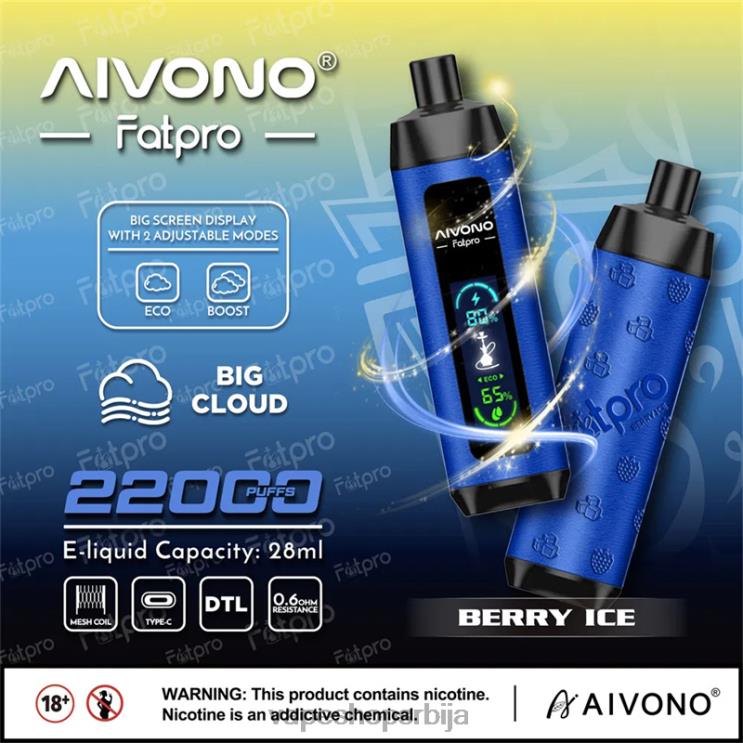 Aivono Fatpro 22000 бобичасти лед 008DX10 - Vape Pen