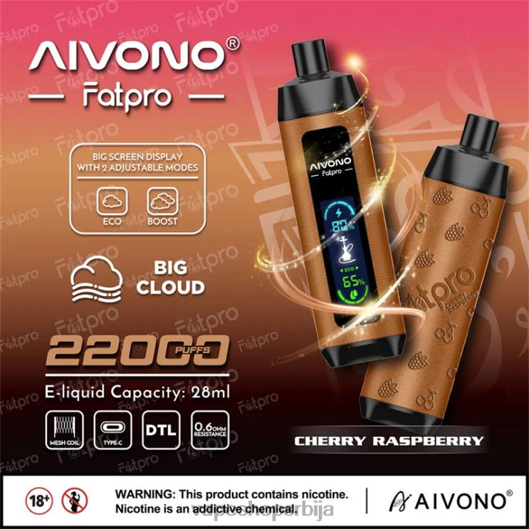 Aivono Fatpro 22000 трешња малина 008DX4 - Vape Shop Beograd
