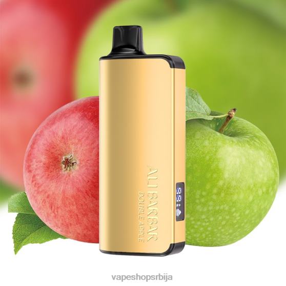Alibarbar Ingot 20000 вапе за једнократну употребу дупла јабука 04XTR47 - Salt Vape Srbija