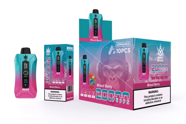 Bang Beach 20000 пуффс смарт сцреен вапе мешана бобица R66X685 - Vape Pen