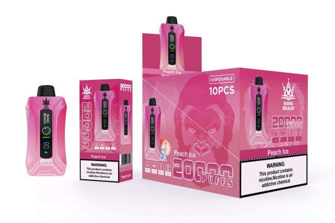 Bang Beach 20000 пуффс смарт сцреен вапе лед брескве R66X689 - Vape Shop Beograd