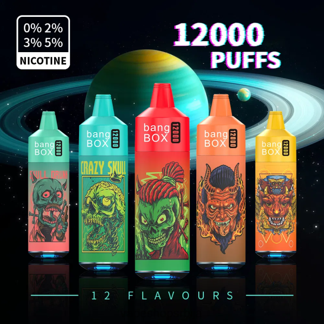 Bang Box 12000 пуффс ргб лигхт за једнократну употребу R66X6837 - Salt Vape Srbija