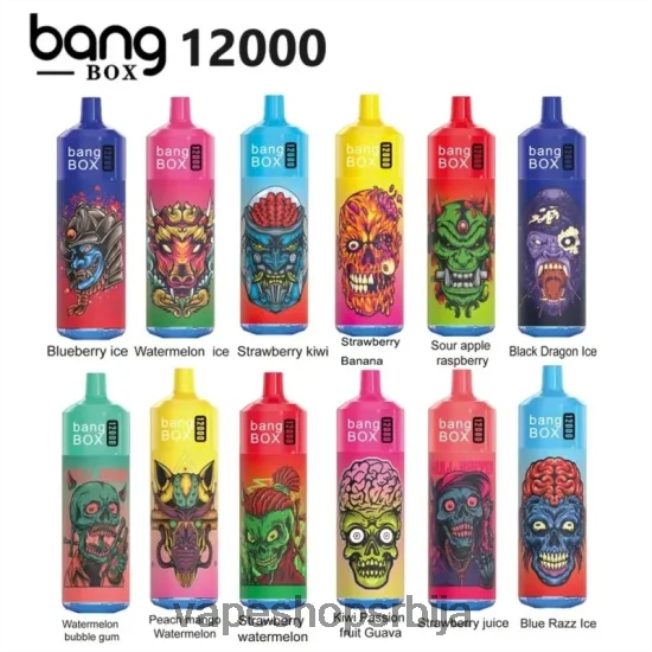 Bang Box 12000 пуффс ргб лигхт за једнократну употребу R66X6837 - Salt Vape Srbija