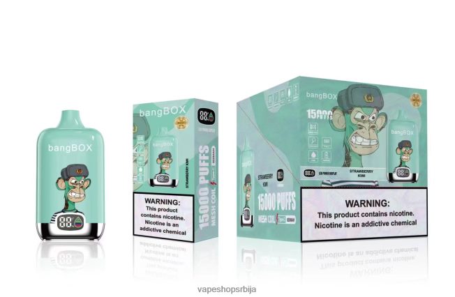 Bang Box 15000 пуффс киви од јагоде R66X6839 - Vape Shop Beograd