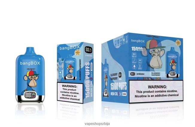 Bang Box 15000 пуффс боровница малина R66X6846 - Vape Srbija