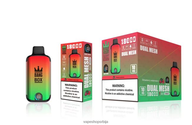 Bang Box 18000 пуффс јагода лубеница R66X6888 - Vape Bez Nikotina
