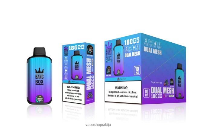 Bang Box 18000 пуффс троструки бобичасти лед R66X6895 - Vape Pen
