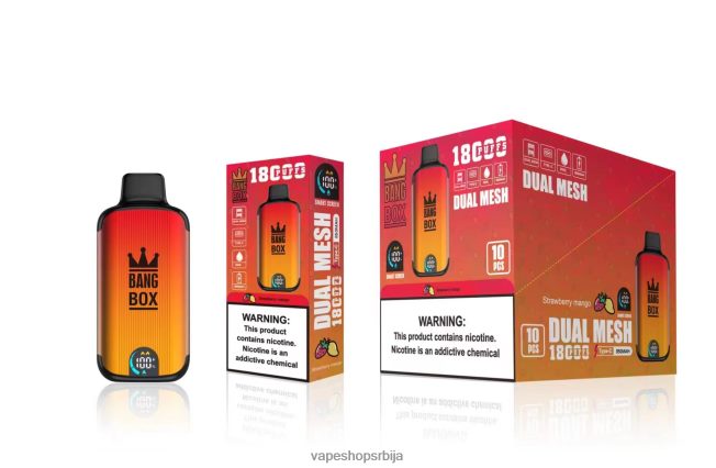 Bang Box 18000 пуффс јагода манго R66X6899 - Vape Shop Beograd
