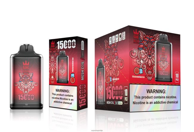 Bang Box с1-15000 пуффс лед од лубенице R66X68106 - Vape Srbija