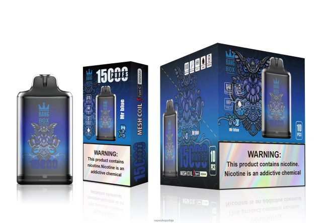 Bang Box с1-15000 пуффс мр блуе R66X68109 - Vape Shop Beograd