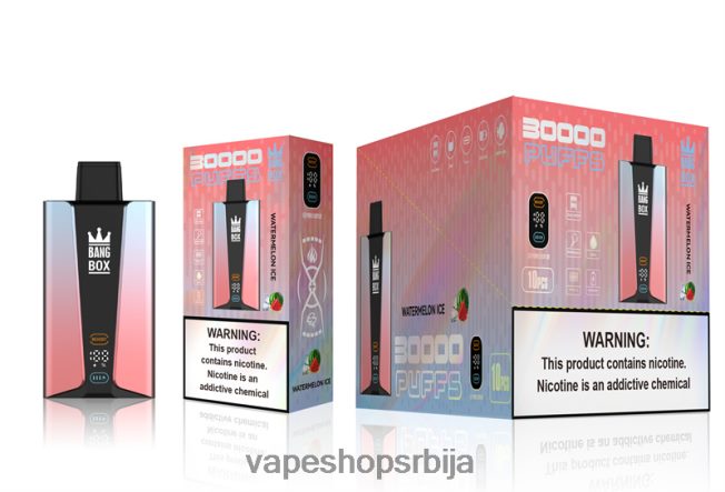 Bang Box Паметни екран са 30000 удисаја лед од лубенице R66X6886 - Vape Srbija