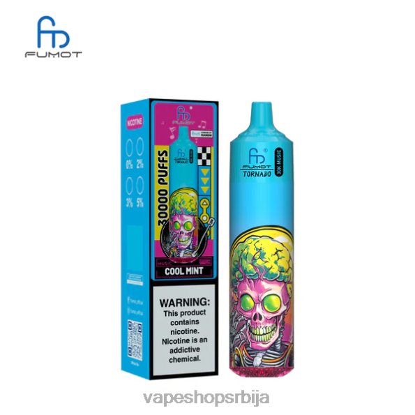 Fumot Tornado 30к музике цоол минт DPXFV10 - Vape Pen