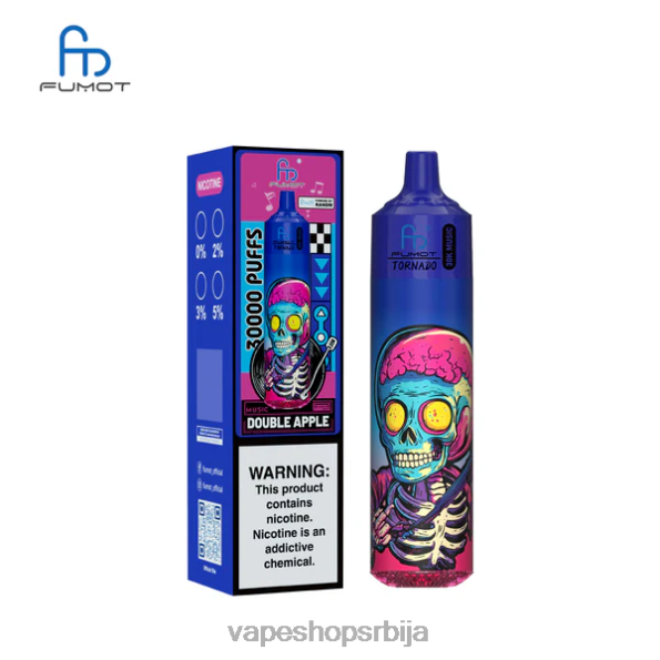 Fumot Tornado 30к музике дупла јабука DPXFV11 - Vape Srbija