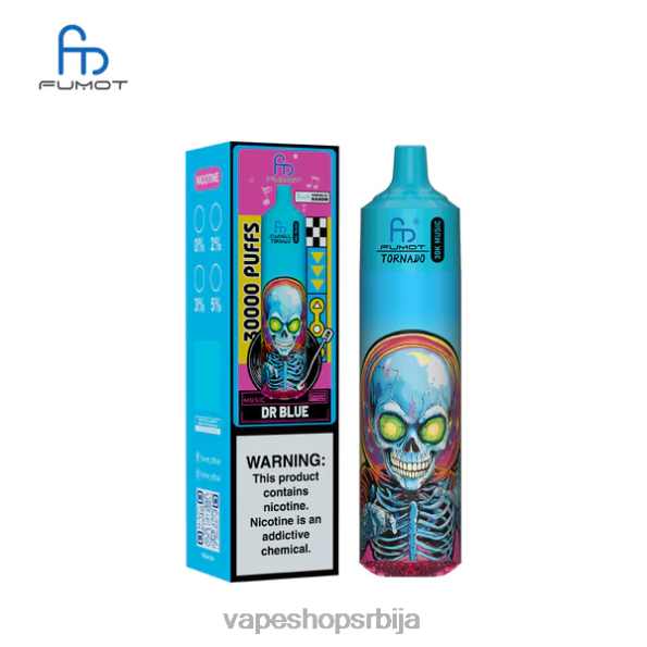 Fumot Tornado 30к музике др блуе DPXFV12 - Salt Vape Srbija