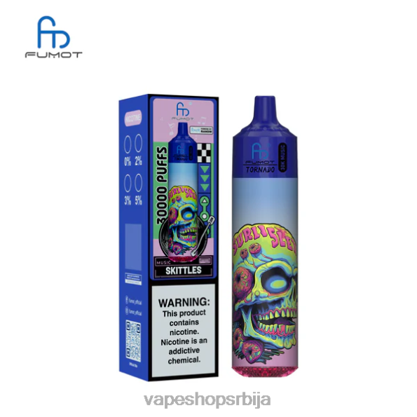 Fumot Tornado 30к музике кегла DPXFV24 - Vape Shop Beograd