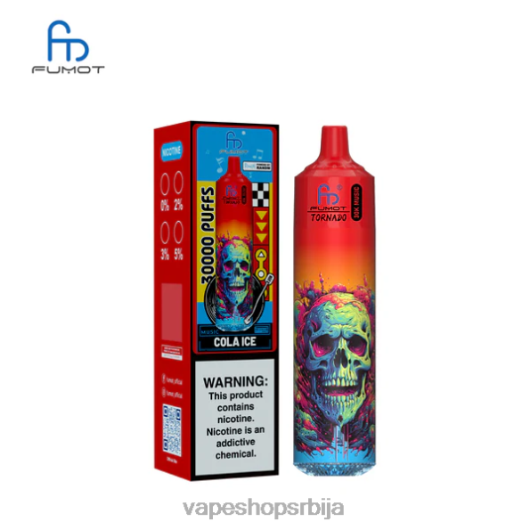 Fumot Tornado 30к музике кола лед DPXFV9 - Vape Shop Beograd