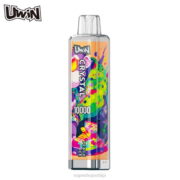 UWIN CRYSTAL 10000 вапе за једнократну употребу бресква леда D08810 - Vape Pen