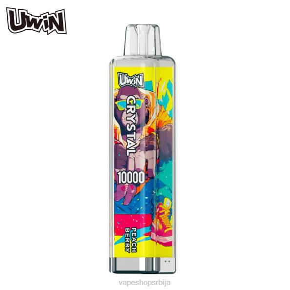 UWIN CRYSTAL 10000 вапе за једнократну употребу бобица брескве D08812 - Salt Vape Srbija